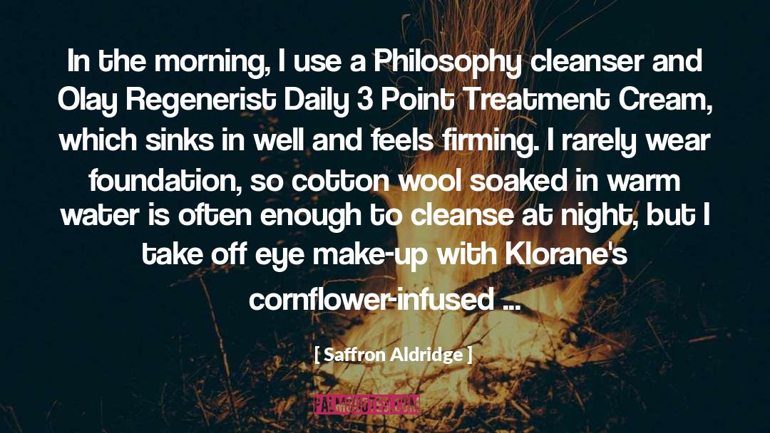 Kohler Sinks quotes by Saffron Aldridge