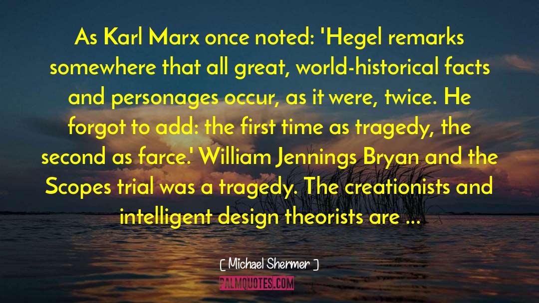 Kojeve Hegel quotes by Michael Shermer