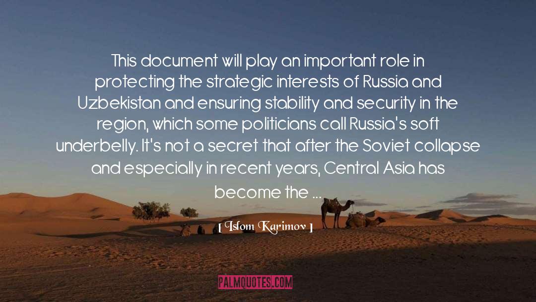 Kolkhoz Soviet quotes by Islom Karimov