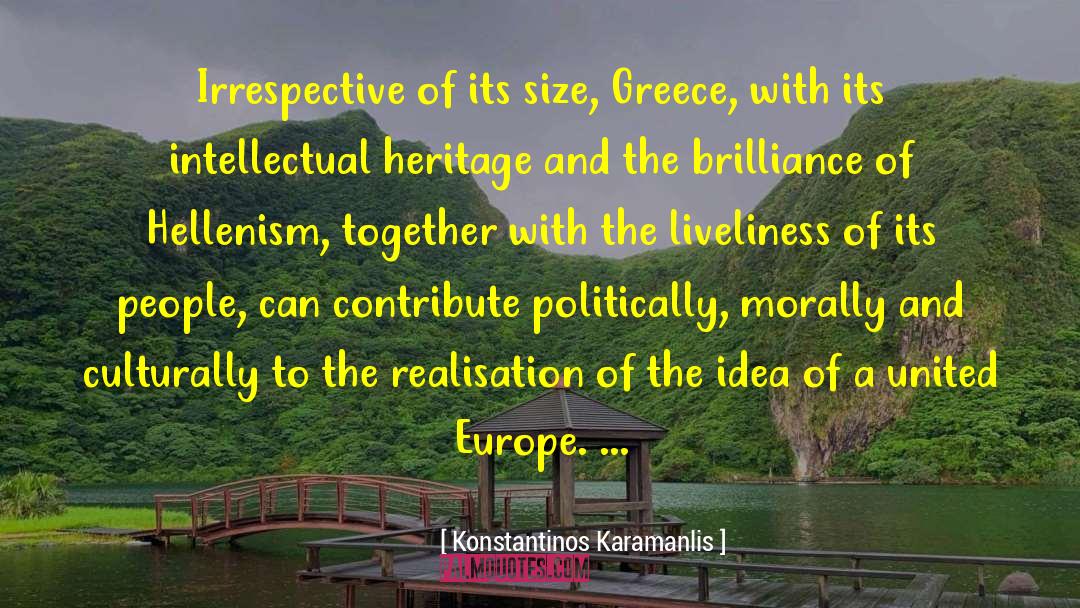 Konstantinos Kavafis quotes by Konstantinos Karamanlis