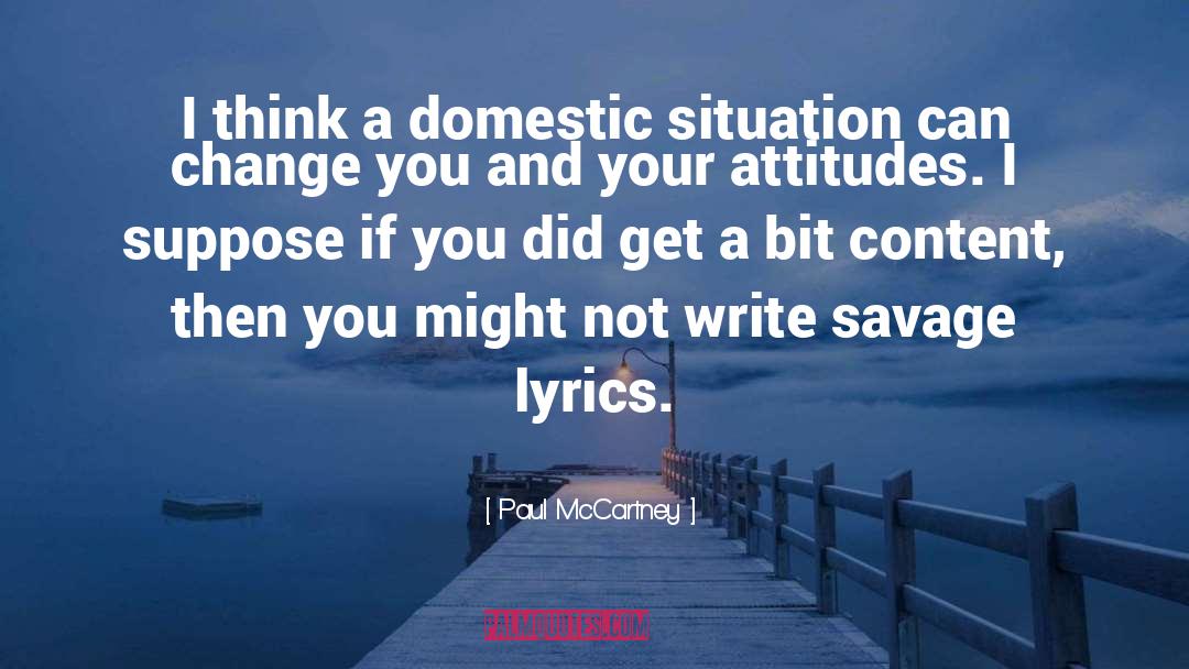 Kontrabida Lyrics quotes by Paul McCartney
