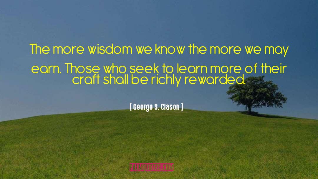 Konya Craft quotes by George S. Clason