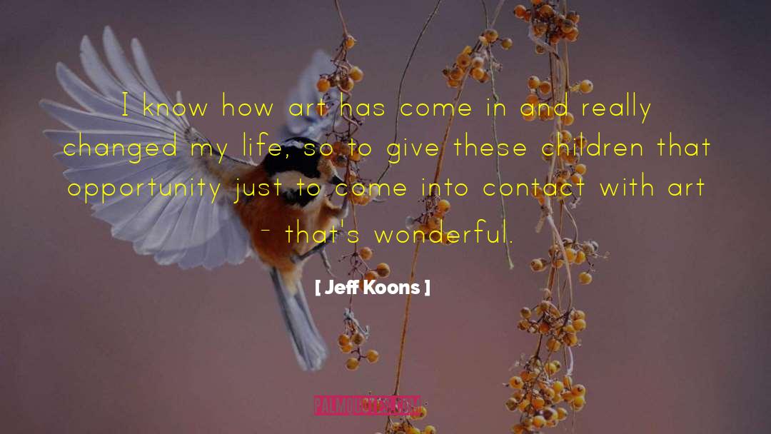 Koons Manassas quotes by Jeff Koons