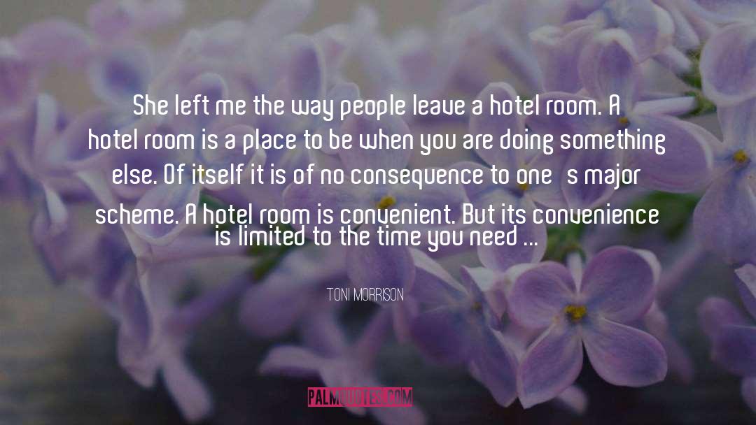 Koptel Hotel quotes by Toni Morrison