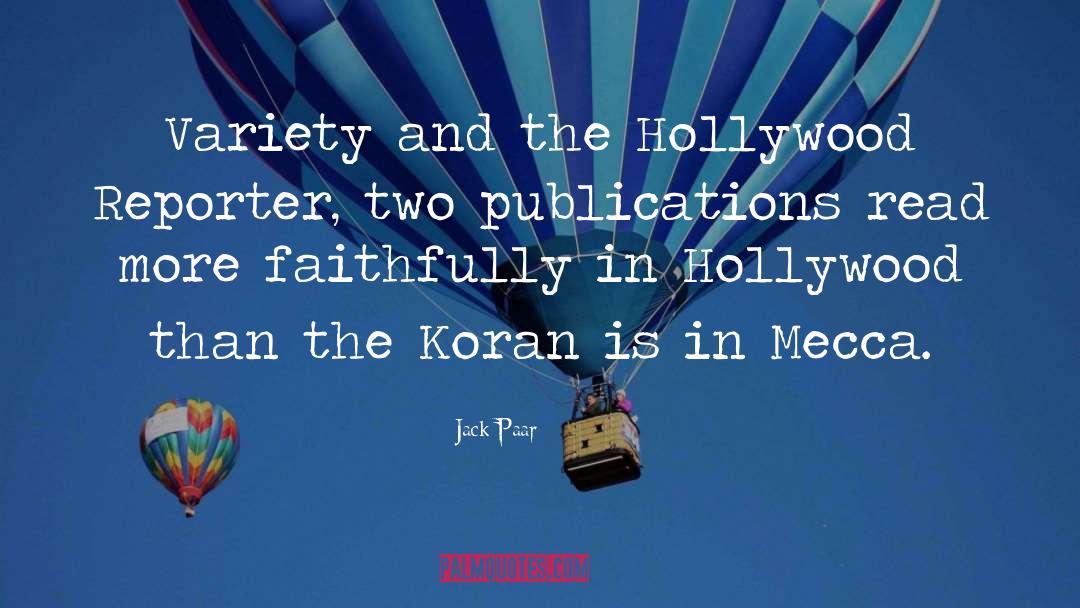 Koran quotes by Jack Paar