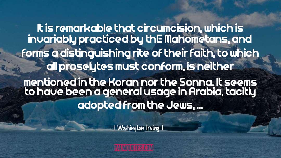 Koran quotes by Washington Irving