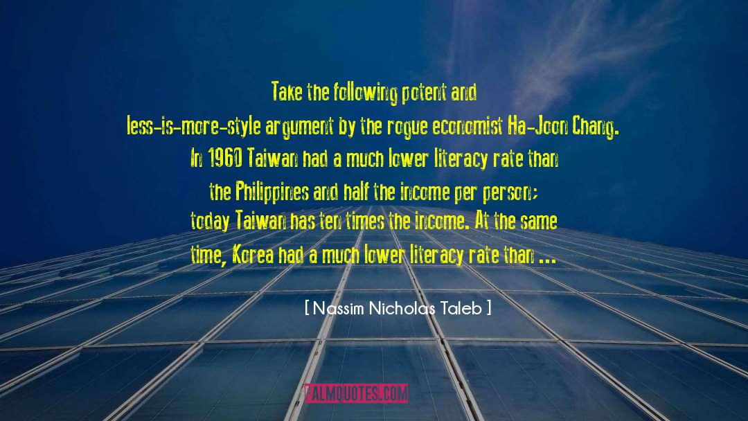 Korea quotes by Nassim Nicholas Taleb