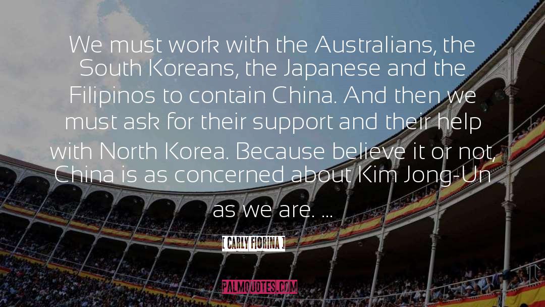 Korea quotes by Carly Fiorina