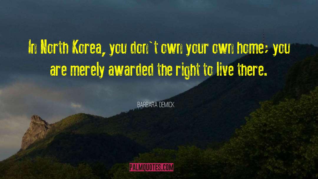 Korea quotes by Barbara Demick