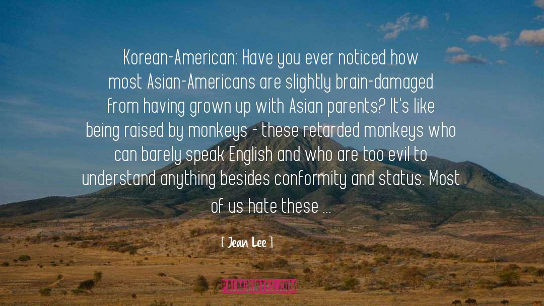 Korean American quotes by Jean Lee