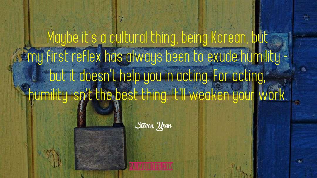 Korean quotes by Steven Yeun