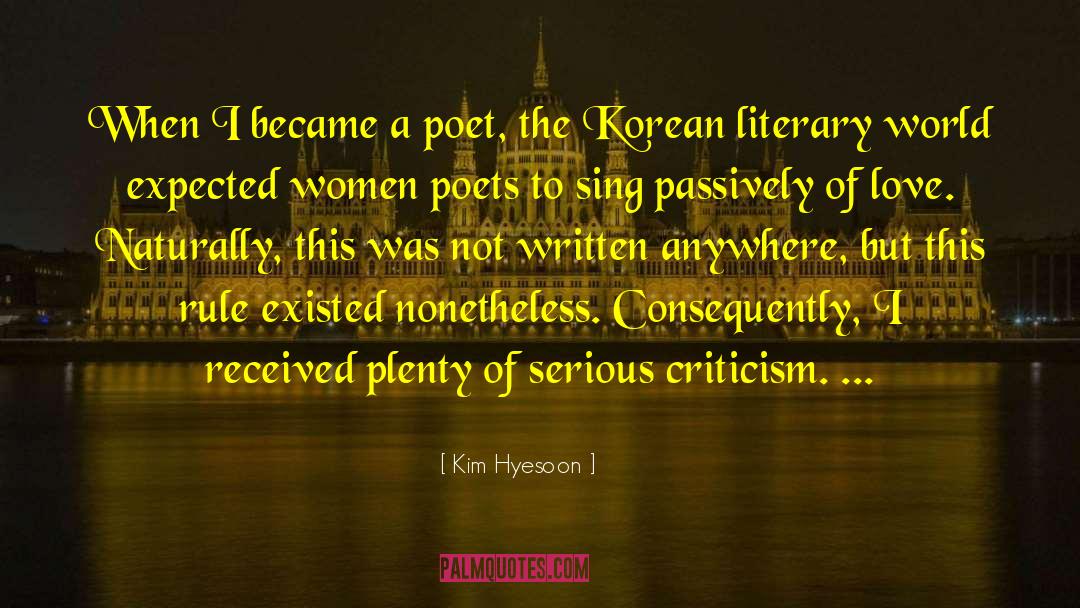 Korean quotes by Kim Hyesoon