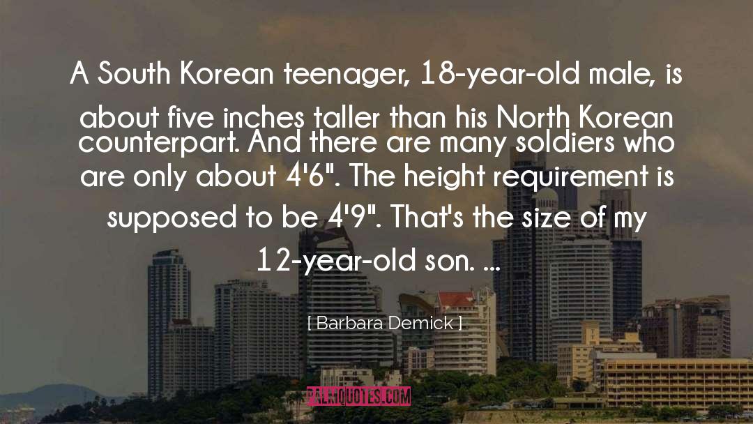 Korean Unification quotes by Barbara Demick