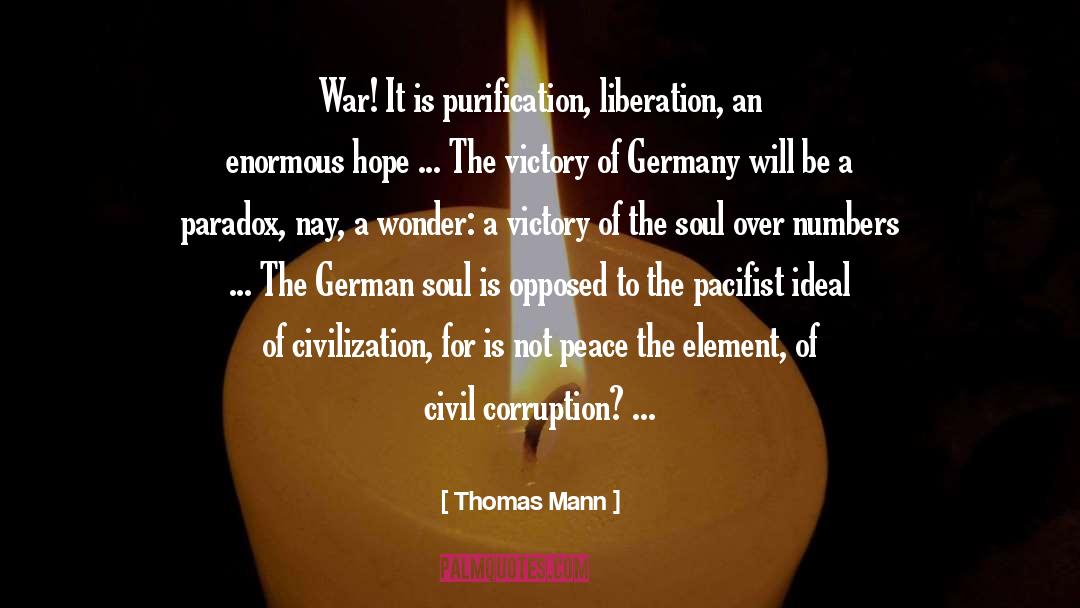 Korean War quotes by Thomas Mann
