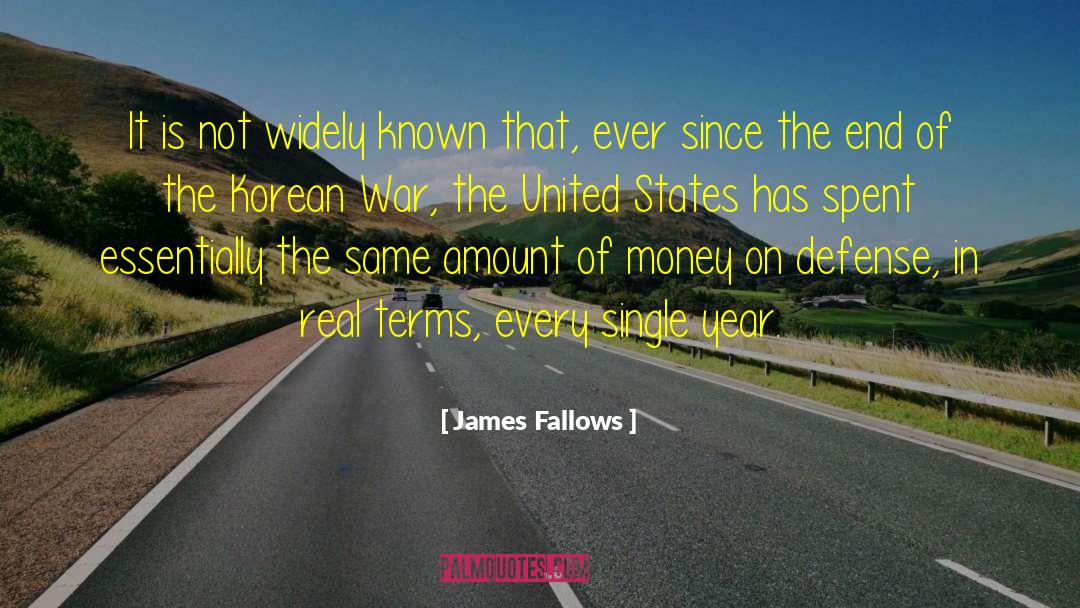 Korean War quotes by James Fallows