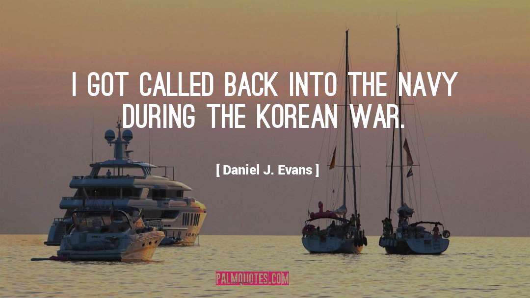 Korean War quotes by Daniel J. Evans