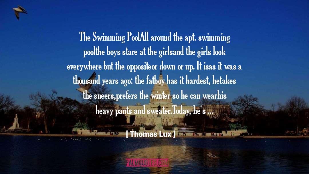 Kosciuszko Pool quotes by Thomas Lux