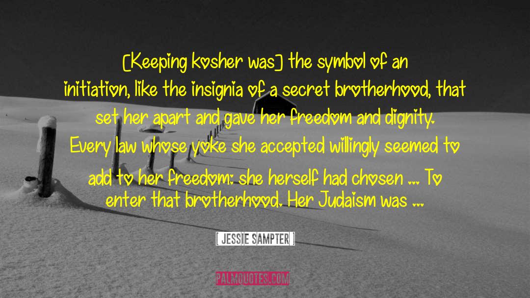 Kosher quotes by Jessie Sampter