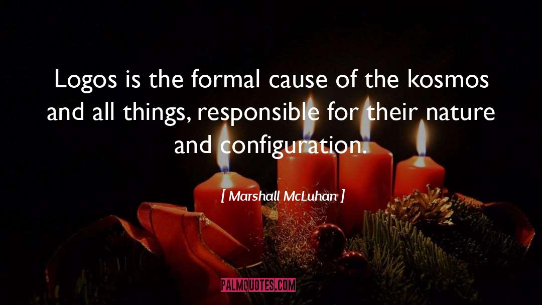 Kosmos quotes by Marshall McLuhan