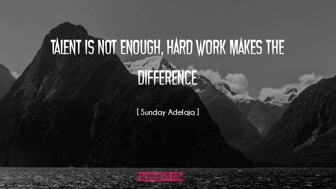 Kosson Talent quotes by Sunday Adelaja