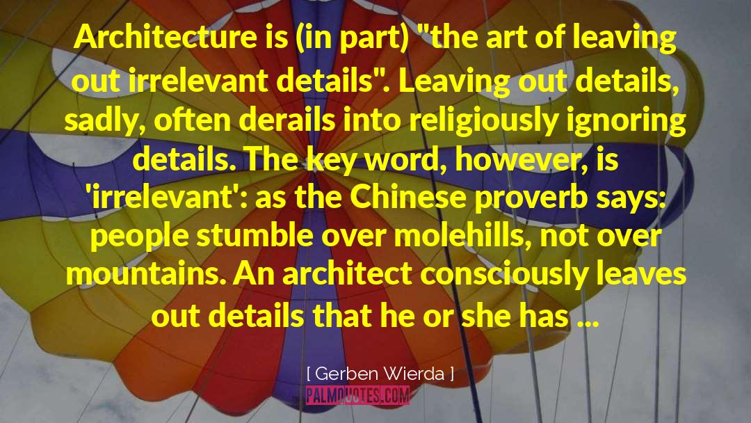 Kostelecky Architect quotes by Gerben Wierda