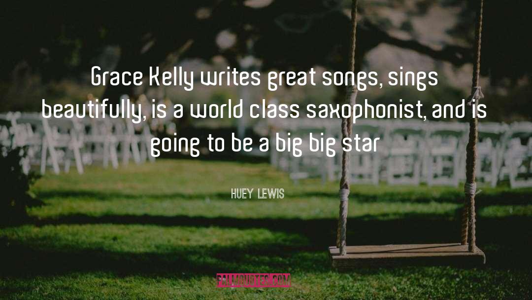 Krakowsky Saxophonist quotes by Huey Lewis