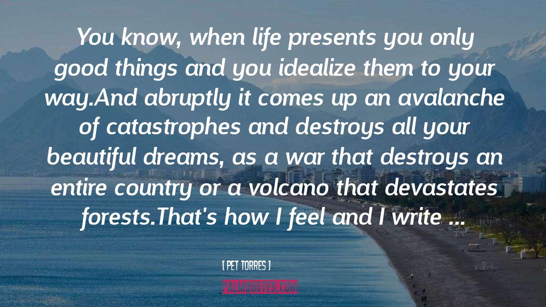 Krasheninnikov Volcano quotes by Pet Torres