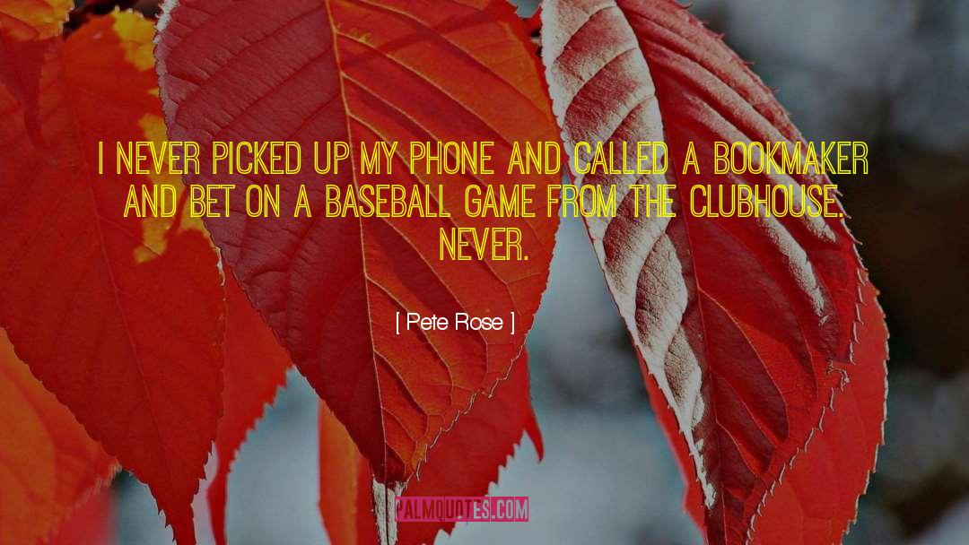 Kratzert Baseball quotes by Pete Rose