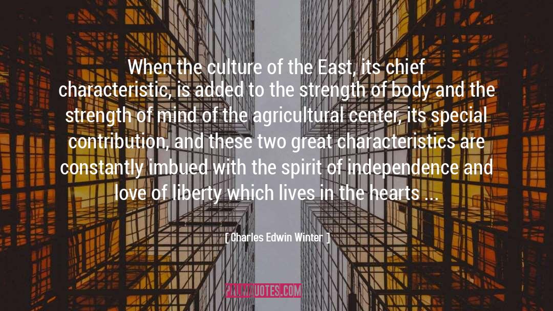 Kreitman Center quotes by Charles Edwin Winter