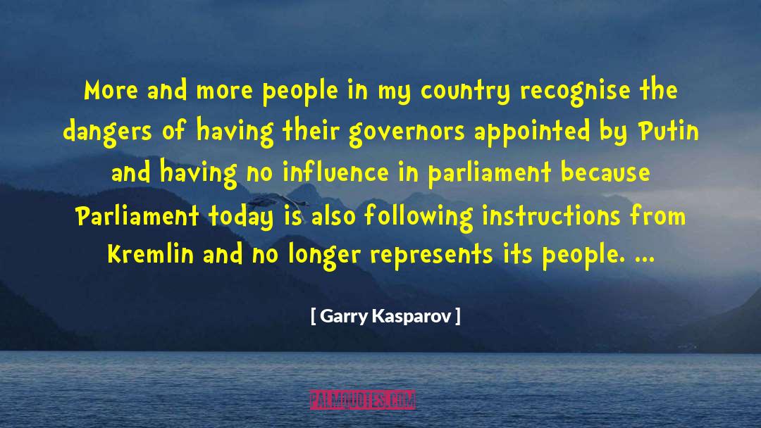 Kremlin quotes by Garry Kasparov