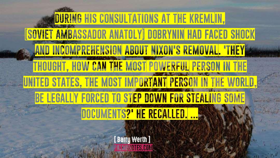 Kremlin quotes by Barry Werth