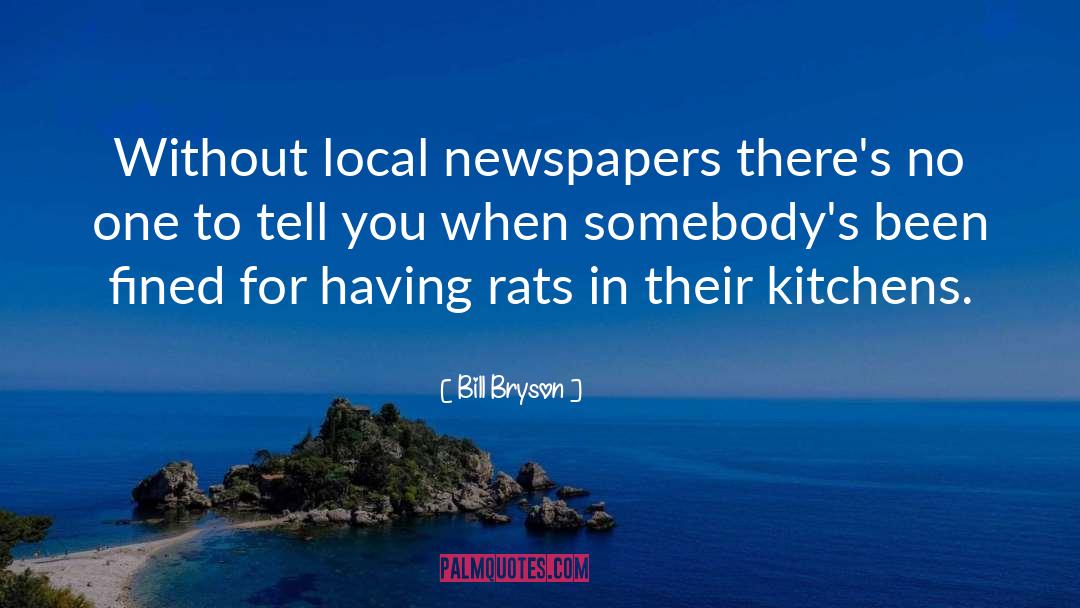 Krett Kitchens quotes by Bill Bryson