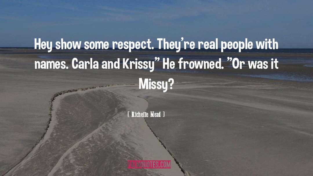 Krissy quotes by Richelle Mead