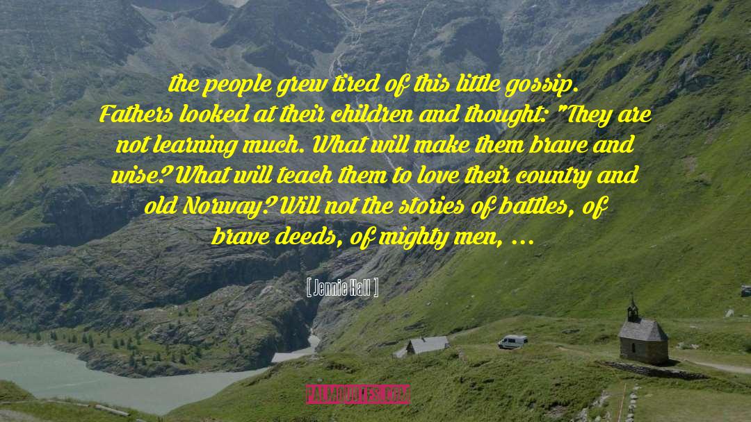 Kristiansen Norway quotes by Jennie Hall
