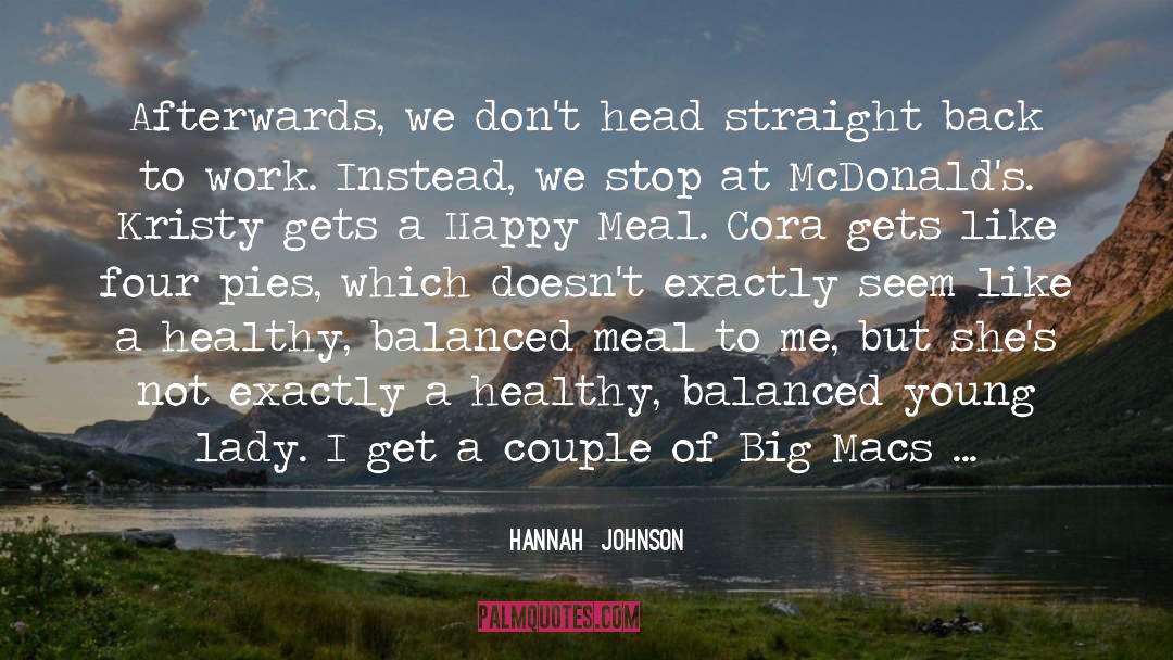 Kristy Mccaffrey quotes by Hannah  Johnson