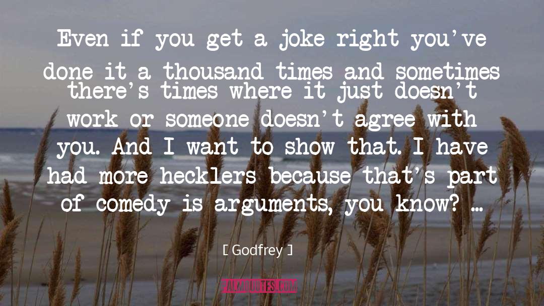 Krofft Comedy quotes by Godfrey