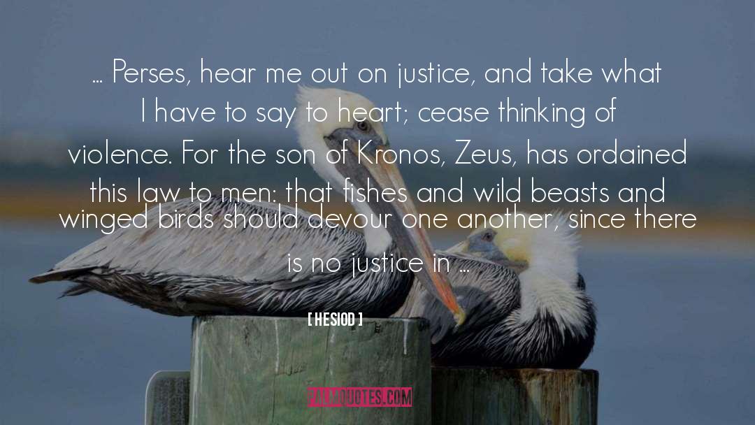 Kronos quotes by Hesiod