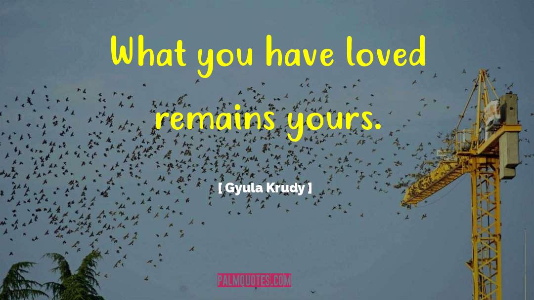 Krudy quotes by Gyula Krudy