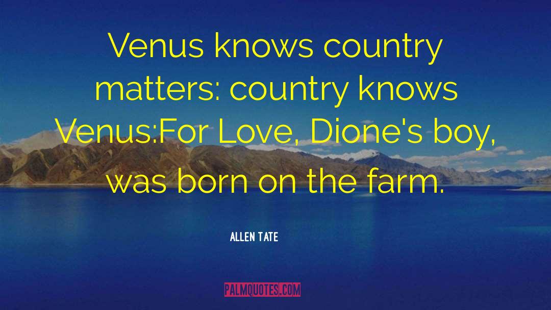 Krugers Farm quotes by Allen Tate