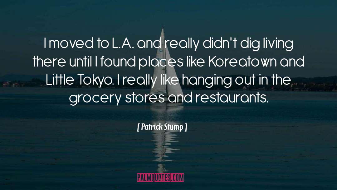 Krugers Grocery Stores quotes by Patrick Stump