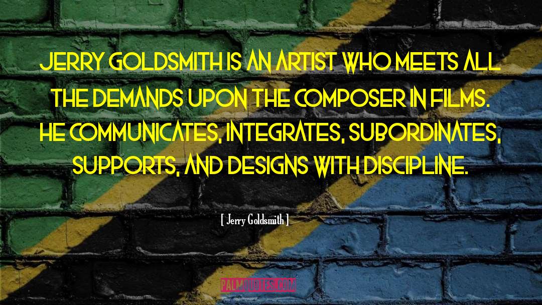 Krumpholz Composer quotes by Jerry Goldsmith