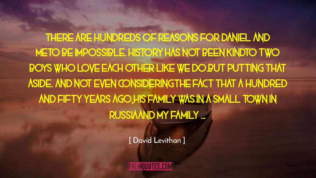 Krumreich Family History quotes by David Levithan