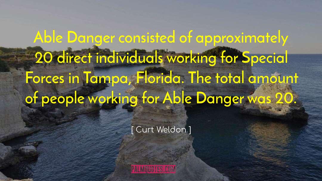 Krutsinger Tampa quotes by Curt Weldon