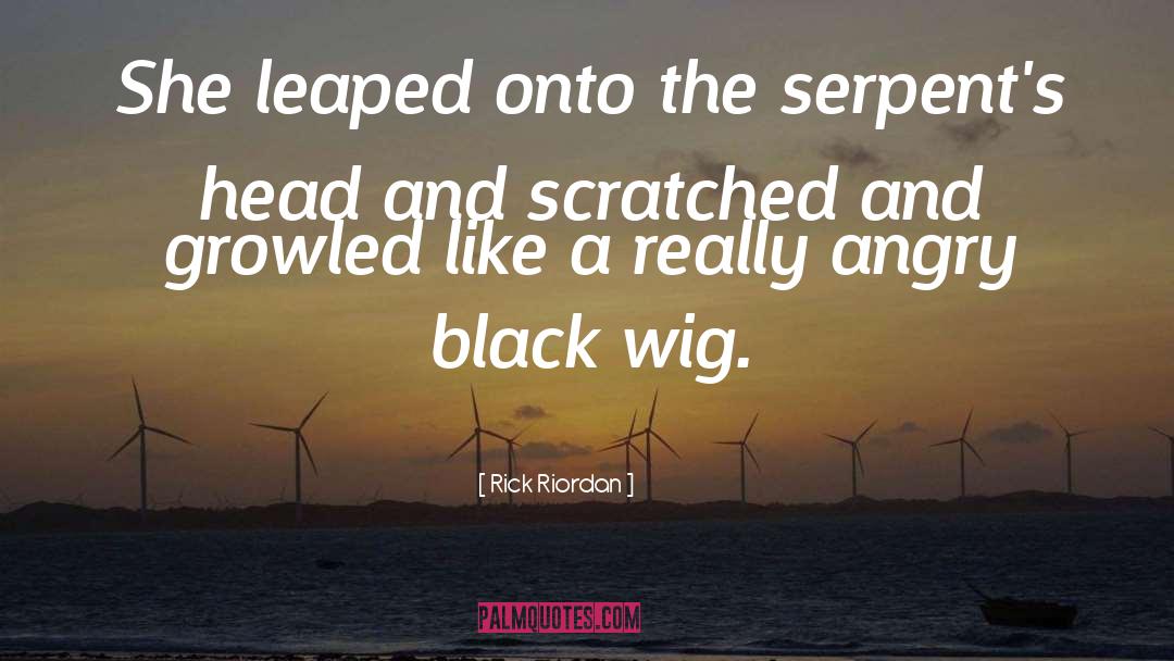 Kuntzleman Wig quotes by Rick Riordan