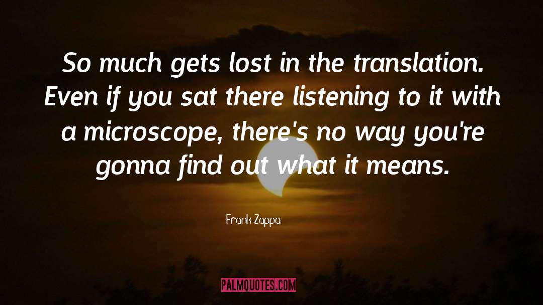 Kuokoa Translation quotes by Frank Zappa