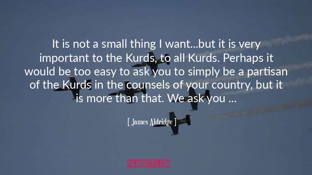 Kurd quotes by James Aldridge