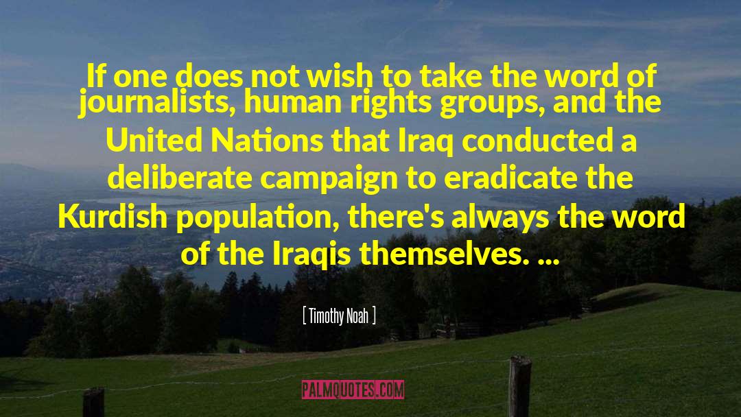 Kurdish quotes by Timothy Noah