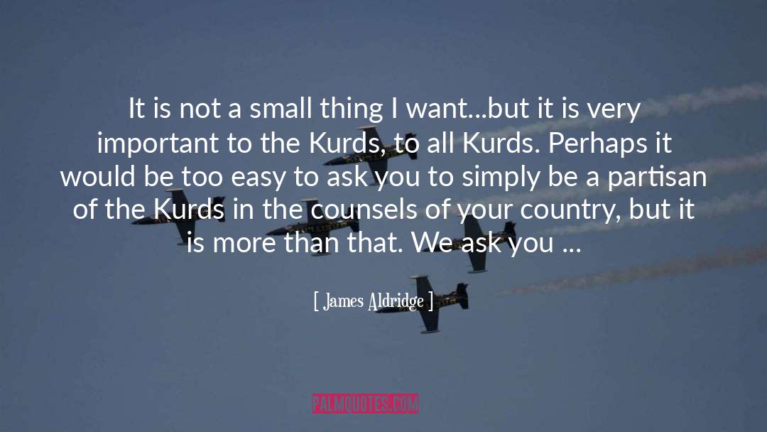 Kurdish quotes by James Aldridge