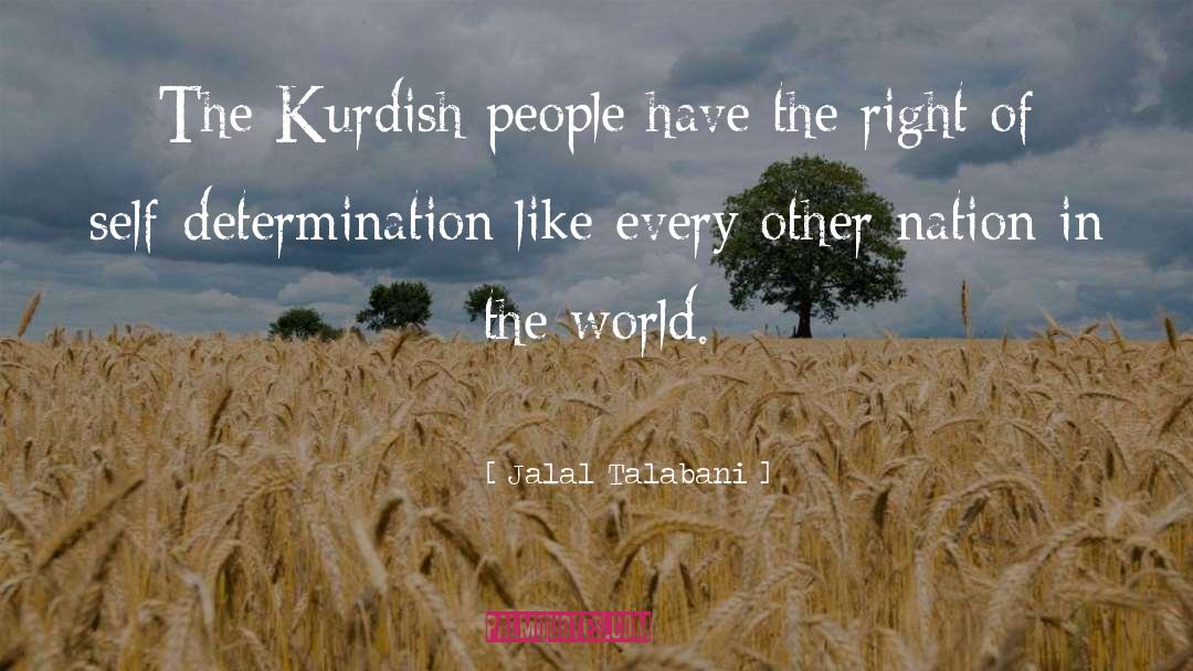 Kurdish quotes by Jalal Talabani