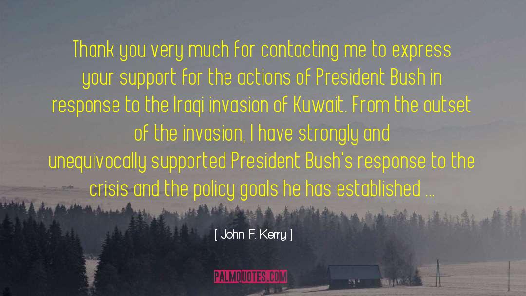 Kuwait quotes by John F. Kerry